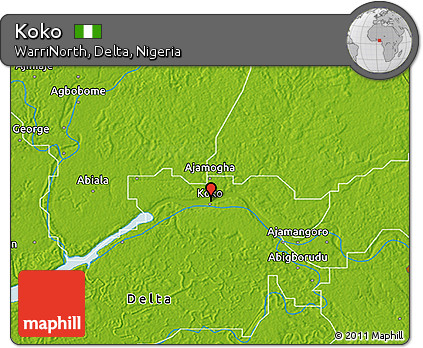 Physical 3D Map of Koko