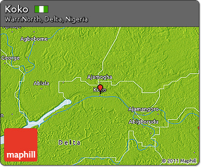 Physical 3D Map of Koko