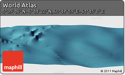 Satellite Panoramic Map of the Area around 5° 56' 49" N, 61° 16' 29" E