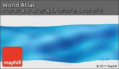 Physical Panoramic Map of the Area around 5° 56' 49" N, 68° 4' 29" E