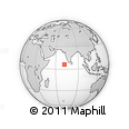 Outline Map of the Area around 5° 56' 49" N, 71° 28' 29" E, rectangular outline