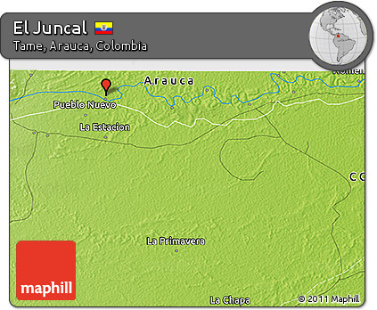Physical 3D Map of El Juncal