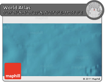 Satellite 3D Map of the Area around 5° 56' 49" N, 77° 25' 30" E