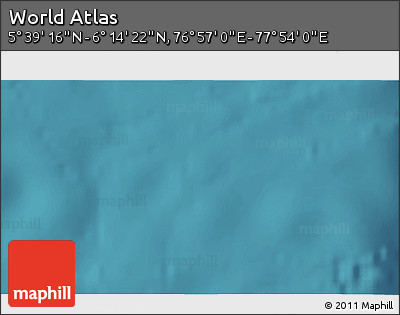 Satellite 3D Map of the Area around 5° 56' 49" N, 77° 25' 30" E