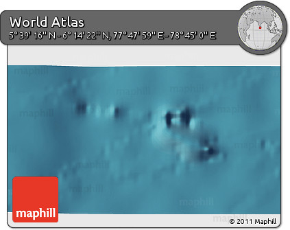 Satellite 3D Map of the Area around 5° 56' 49" N, 78° 16' 30" E