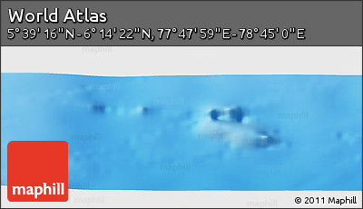 Physical Panoramic Map of the Area around 5° 56' 49" N, 78° 16' 30" E