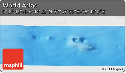 Physical Panoramic Map of the Area around 5° 56' 49" N, 78° 16' 30" E