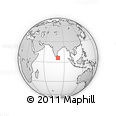 Outline Map of Makandura Model Junior School Play Ground, rectangular outline