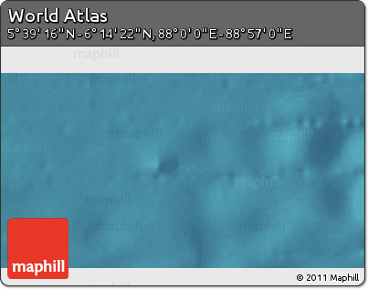Satellite 3D Map of the Area around 5° 56' 49" N, 88° 28' 29" E