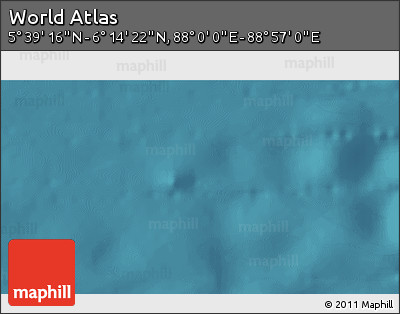 Satellite 3D Map of the Area around 5° 56' 49" N, 88° 28' 29" E