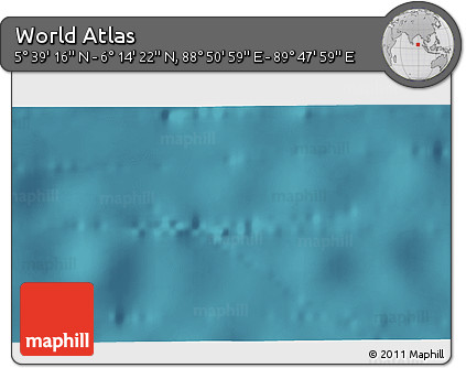 Satellite 3D Map of the Area around 5° 56' 49" N, 89° 19' 29" E