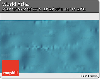 Satellite 3D Map of the Area around 5° 56' 49" N, 89° 19' 29" E