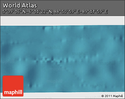 Satellite 3D Map of the Area around 5° 56' 49" N, 89° 19' 29" E
