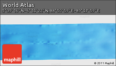 Physical Panoramic Map of the Area around 5° 56' 49" N, 89° 19' 29" E