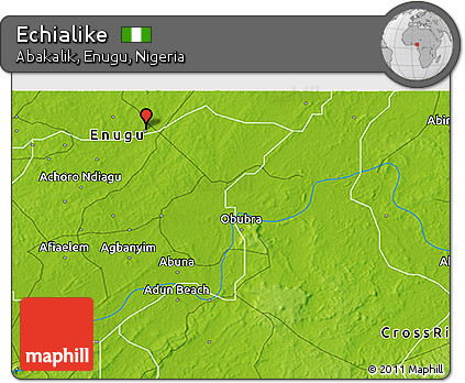 Physical 3D Map of Echialike