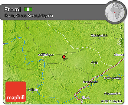 Physical 3D Map of Etomi