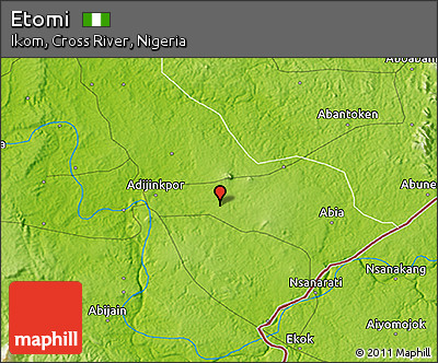 Physical 3D Map of Etomi