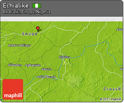 Physical 3D Map of Echialike