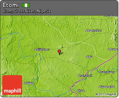 Physical 3D Map of Etomi