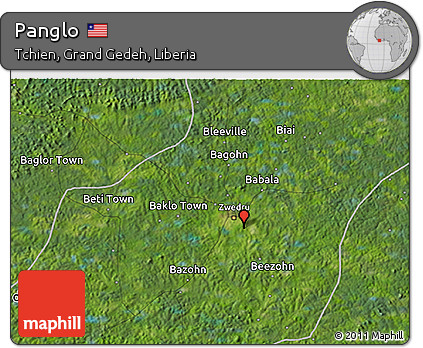 Satellite 3D Map of Panglo