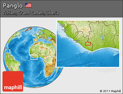 Physical Location Map of Panglo