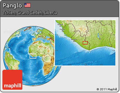 Physical Location Map of Panglo