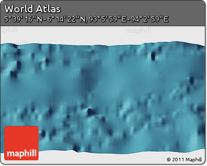 Satellite 3D Map of the Area around 5° 56' 49" N, 93° 34' 29" E