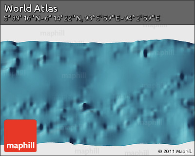 Satellite 3D Map of the Area around 5° 56' 49" N, 93° 34' 29" E