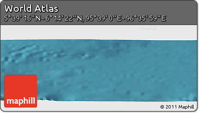 Satellite Panoramic Map of the Area around 5° 56' 49" N, 96° 7' 30" E