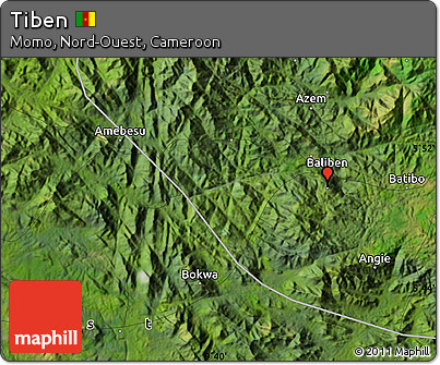 Satellite Map of Tiben