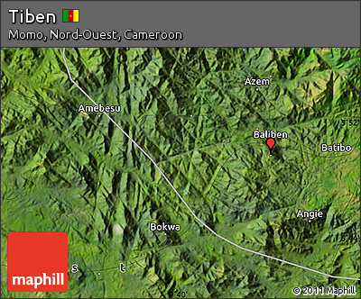 Satellite Map of Tiben