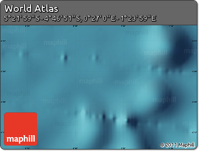 Satellite Map of the Area around 5° 4' 25" S, 0° 55' 29" E
