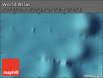 Satellite Map of the Area around 5° 4' 25" S, 0° 55' 29" E
