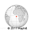 Outline Map of the Area around 5° 4' 25" S, 0° 55' 29" E, rectangular outline