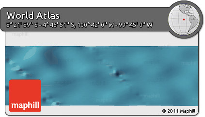 Satellite Panoramic Map of the Area around 5° 4' 25" S, 100° 13' 29" W