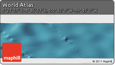 Satellite Panoramic Map of the Area around 5° 4' 25" S, 100° 13' 29" W