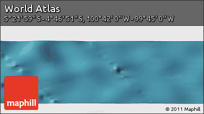 Satellite Panoramic Map of the Area around 5° 4' 25" S, 100° 13' 29" W