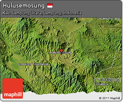 Satellite 3D Map of Hulusemosung