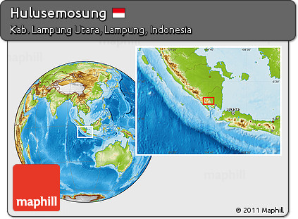 Physical Location Map of Hulusemosung