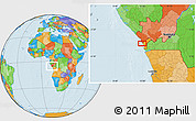 Political Location Map of Lico