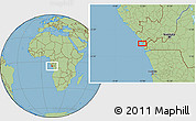 Savanna Style Location Map of Lico