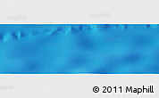 Shaded Relief Panoramic Map of the area around 5° 4' 25" S, 134° 13' 29" W