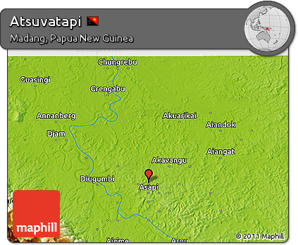 Physical 3D Map of Atsuvatapi