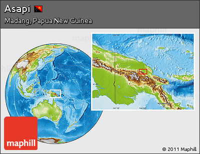 Physical Location Map of Asapi