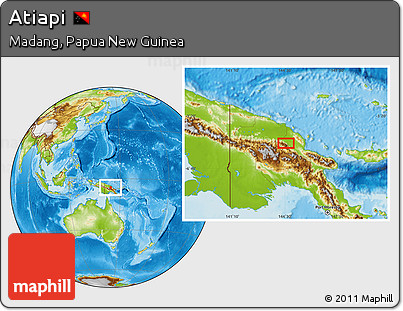 Physical Location Map of Atiapi