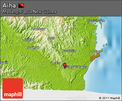 Physical 3D Map of Aiha
