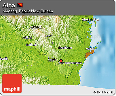Physical 3D Map of Aiha