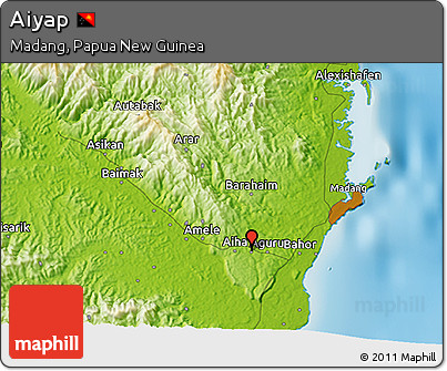 Physical 3D Map of Aiyap