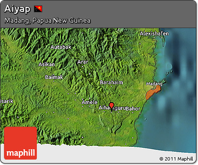 Satellite 3D Map of Aiyap