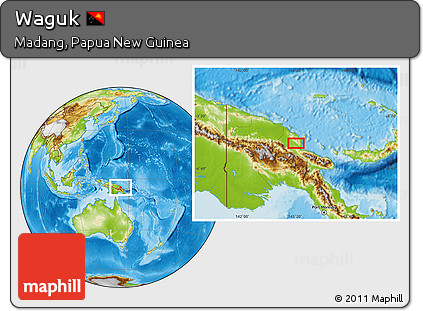 Physical Location Map of Waguk